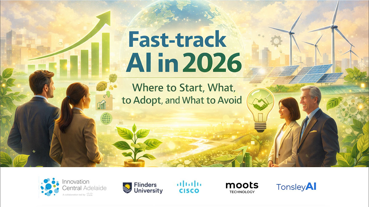 Fast-track AI in 2026 intro image. Where to start, what to adopt, and what to avoid.